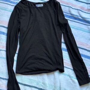 Black Long Sleeve Top